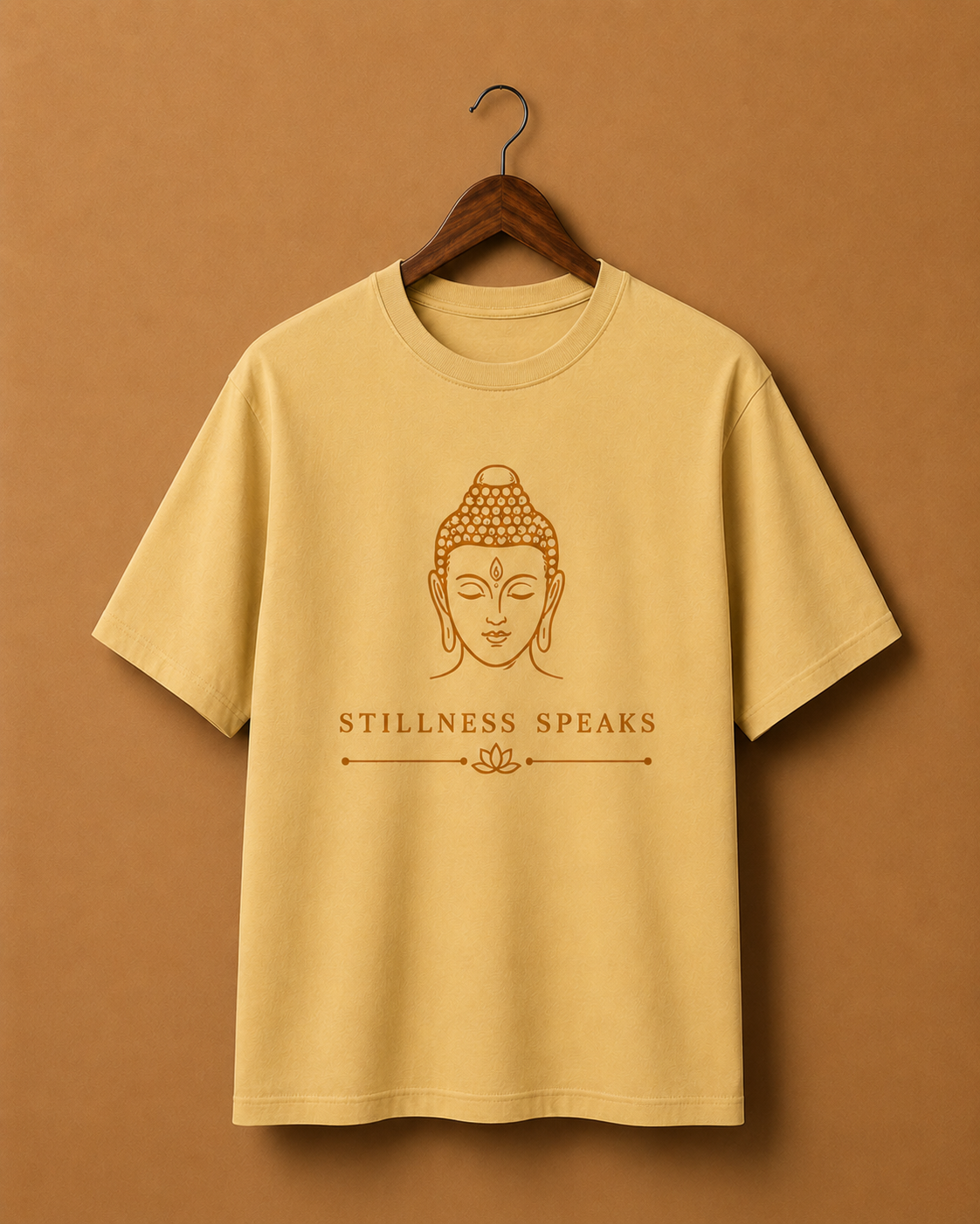 Stillness Speaks – Buddha Unisex T-shirt