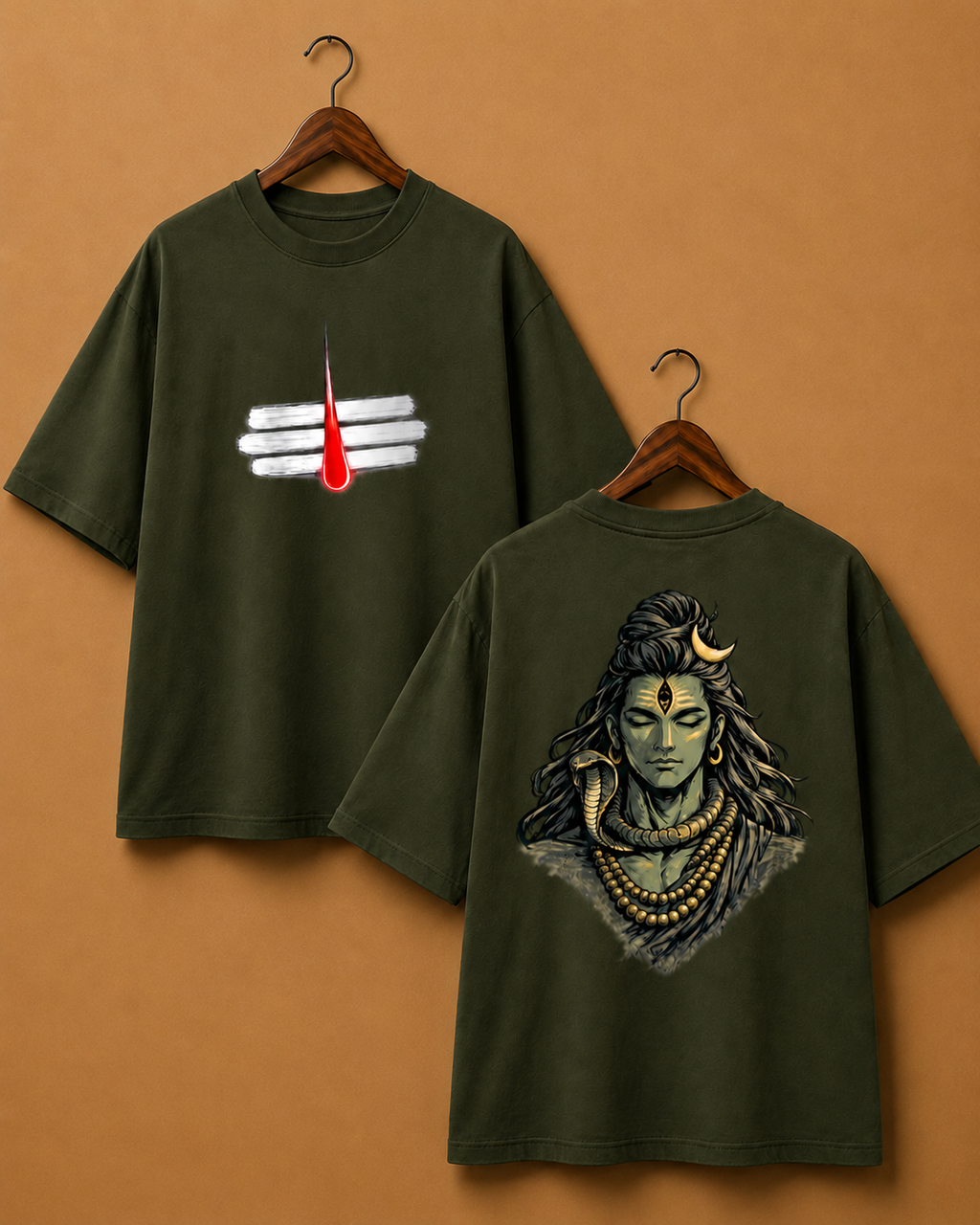 Mahadev – Eternal Stillness Oversize Unisex T-shirt