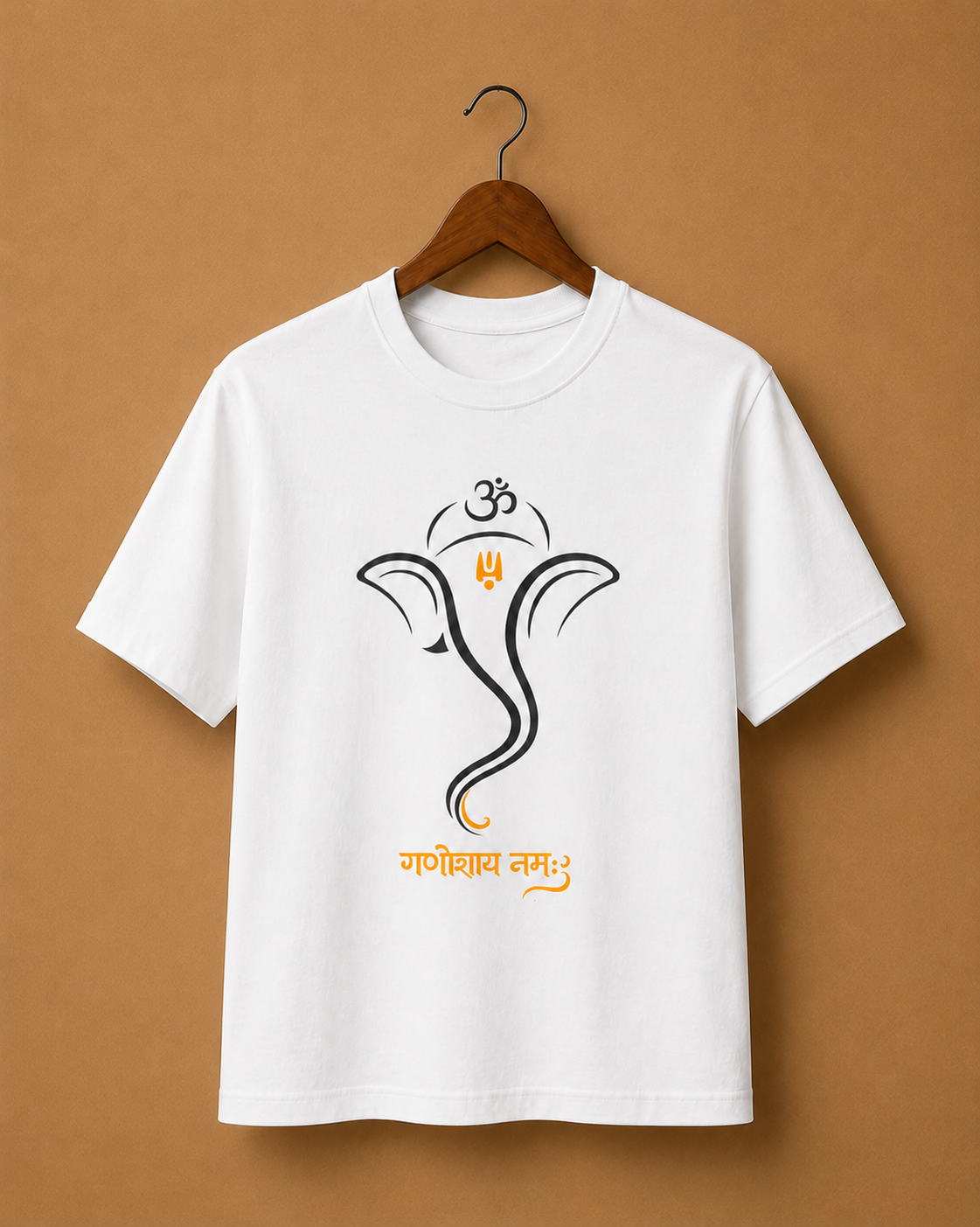 Minimal Ganesh Line Art Unisex T-shirt