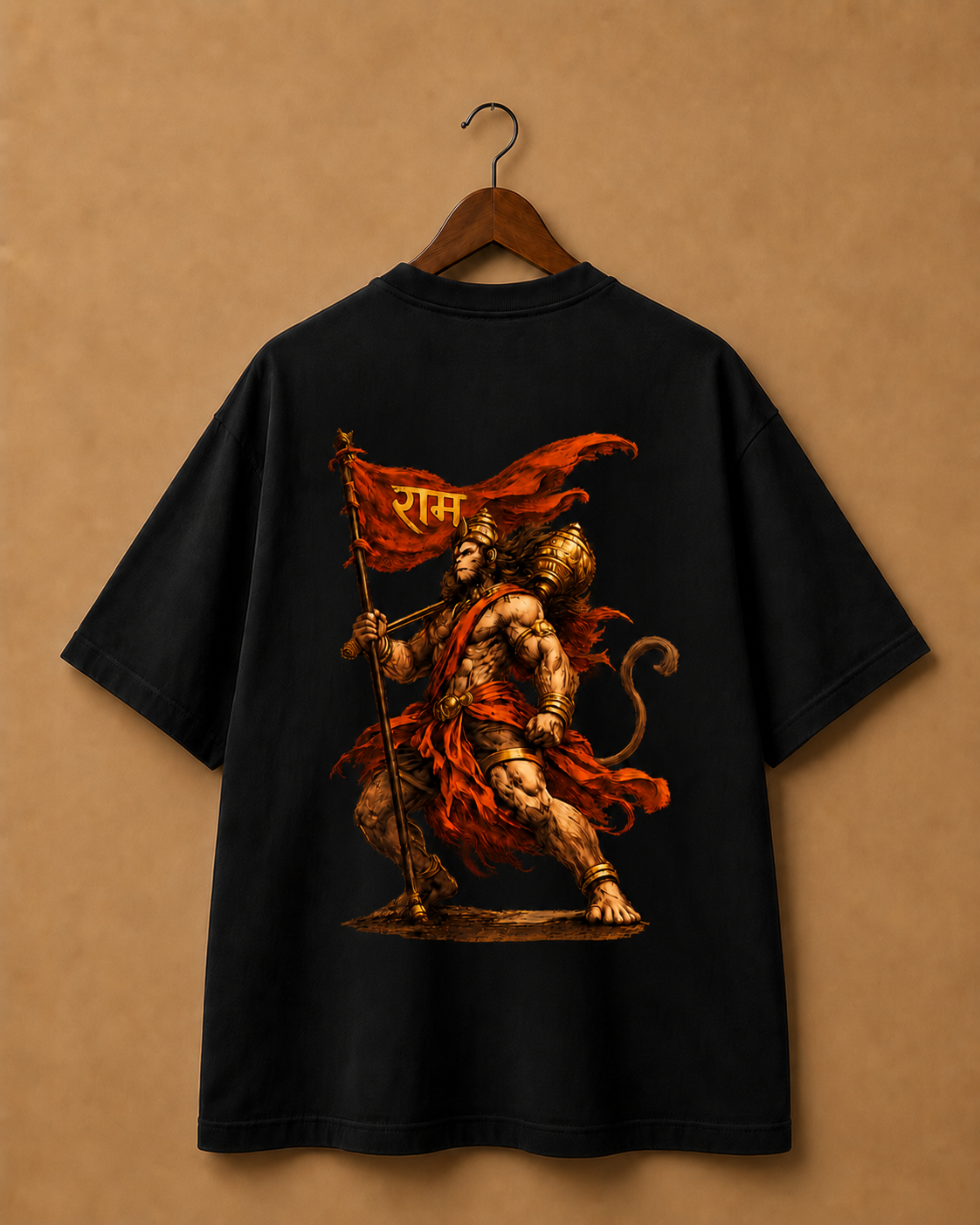 Hanuman Victory Oversized Unisex T-Shirt